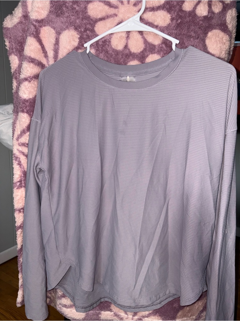 Calia Women’s Long-Sleeve Renew Drop Needle Long Sleeve Tee - Dusty Lavender